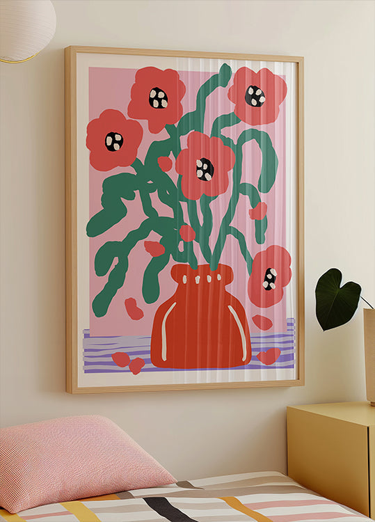 Blumenimpressionsposter