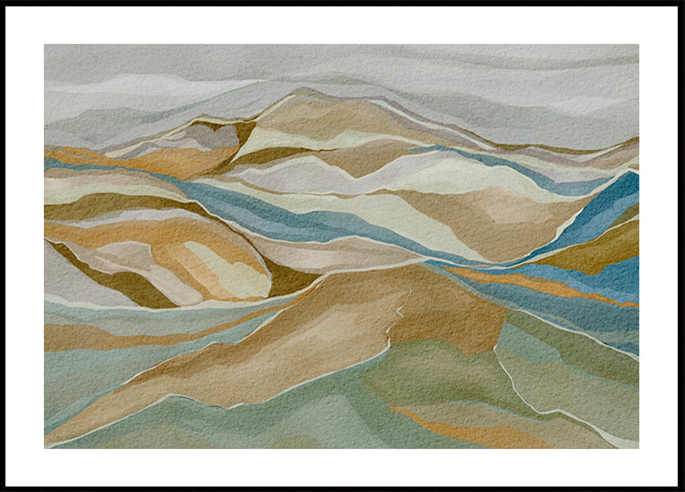 mountain range Plakat - Posterbox