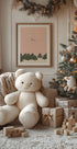 Magical snowfall in the forest Plakat - Posterbox