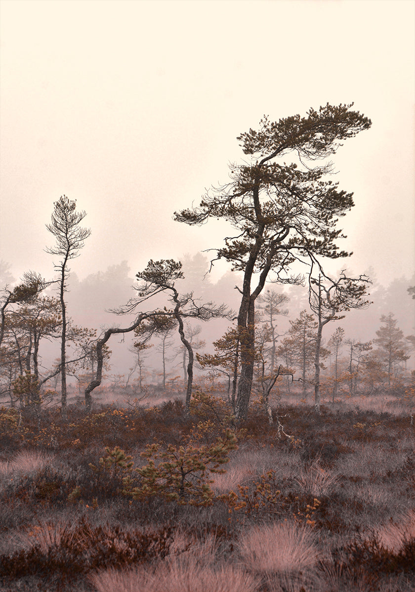 Skulpturale Bäume Poster