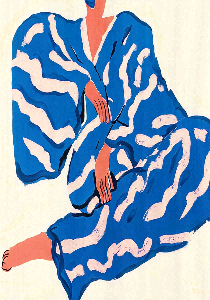 Porträt-Indigoreverie-Poster