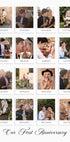 Anniversary Memories, Romantic Photo Collage Plakat - Posterbox.dk