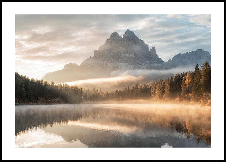 Autumn Mountain Lake Plakat - Posterbox.dk