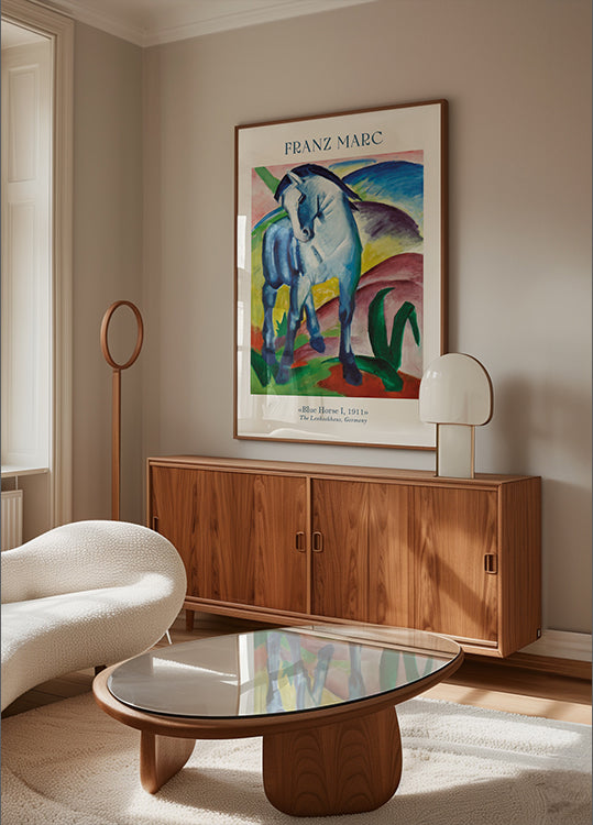 Blue Horse I,Franz Marc Plakat - Posterbox.dk