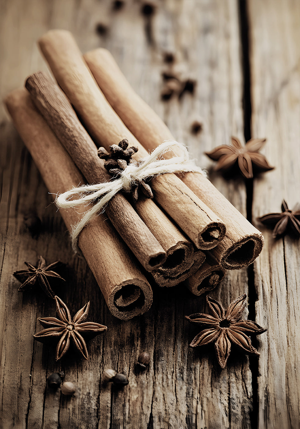 Cinnamon Sticks with Star Anise Plakat - Posterbox.dk