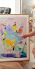 Color Splash Elephant Plakat - Posterbox.dk