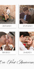 Couple Moments Photo Collage, 4 Polaroid Style Prints Plakat - Posterbox.dk