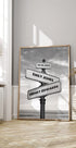 Crossroads of Love, Personalized Signpost Plakat - Posterbox.dk
