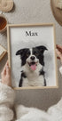 Custom Dog Portrait Plakat - Posterbox.dk