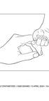 Holding Hands Birth, Minimalist Baby and Parent Line Art Plakat - Posterbox.dk