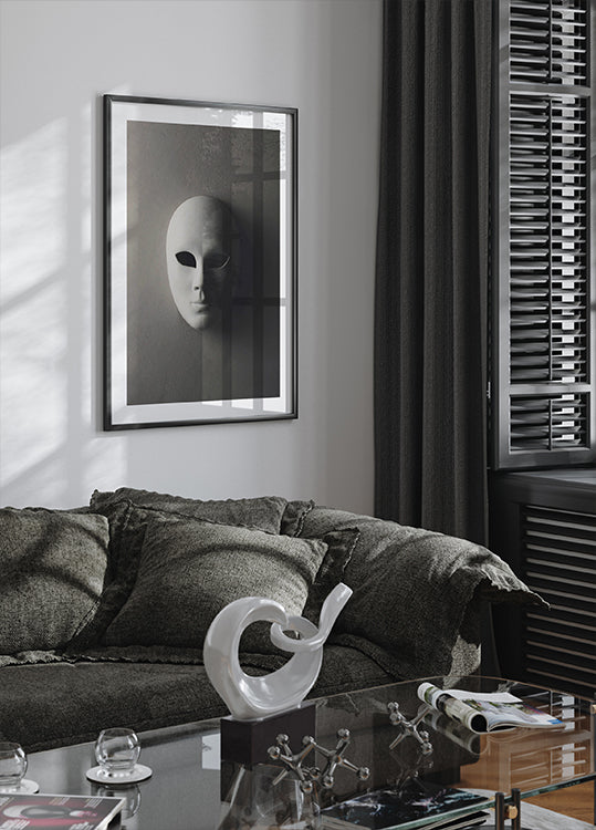 Mask on the Wall Plakat - Posterbox.dk