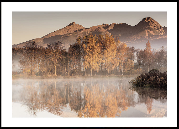 Misty Autumn Reflection Plakat - Posterbox.dk