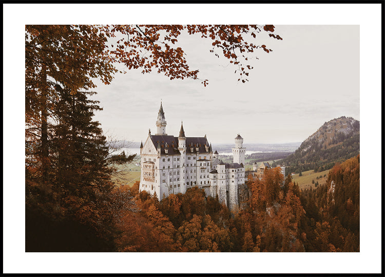 Neuschwanstein Castle in Autumn Plakat - Posterbox.dk