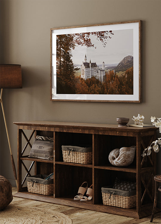 Neuschwanstein Castle in Autumn Plakat - Posterbox.dk
