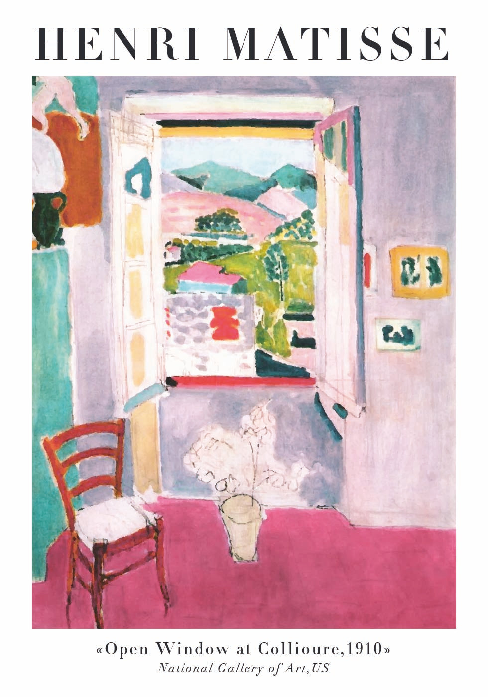 Open Window at Collioure Plakat - Posterbox.dk
