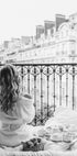 Paris Breakfast B&W Plakat - Posterbox.dk