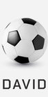 Personalized Football Plakat - Posterbox.dk