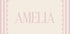 Personalized Girl Name Plakat - Posterbox.dk