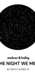 Personalized Star Map Plakat - Posterbox.dk