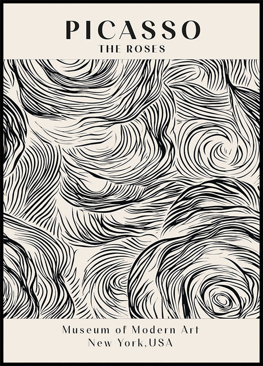 Picasso - The Roses Plakat - Posterbox.dk