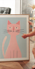Pink Cat Plakat - Posterbox.dk