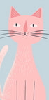 Pink Cat Plakat - Posterbox.dk
