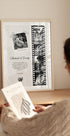 Romantic Couple, Black and White Photo Strip Plakat - Posterbox.dk
