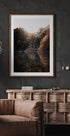 Sunrise in the Misty Forest with Reflections Plakat - Posterbox.dk