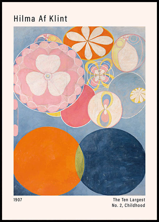 The Ten Largest, No. 2, Childhood by Hilma af Klint Plakat - Posterbox.dk