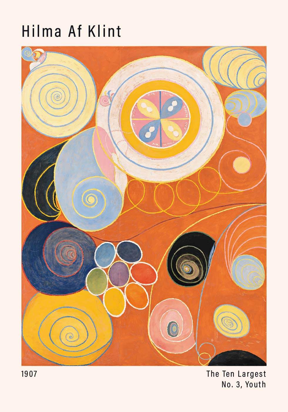 The Ten Largest, No. 3, Youth by Hilma af Klint Plakat - Posterbox.dk