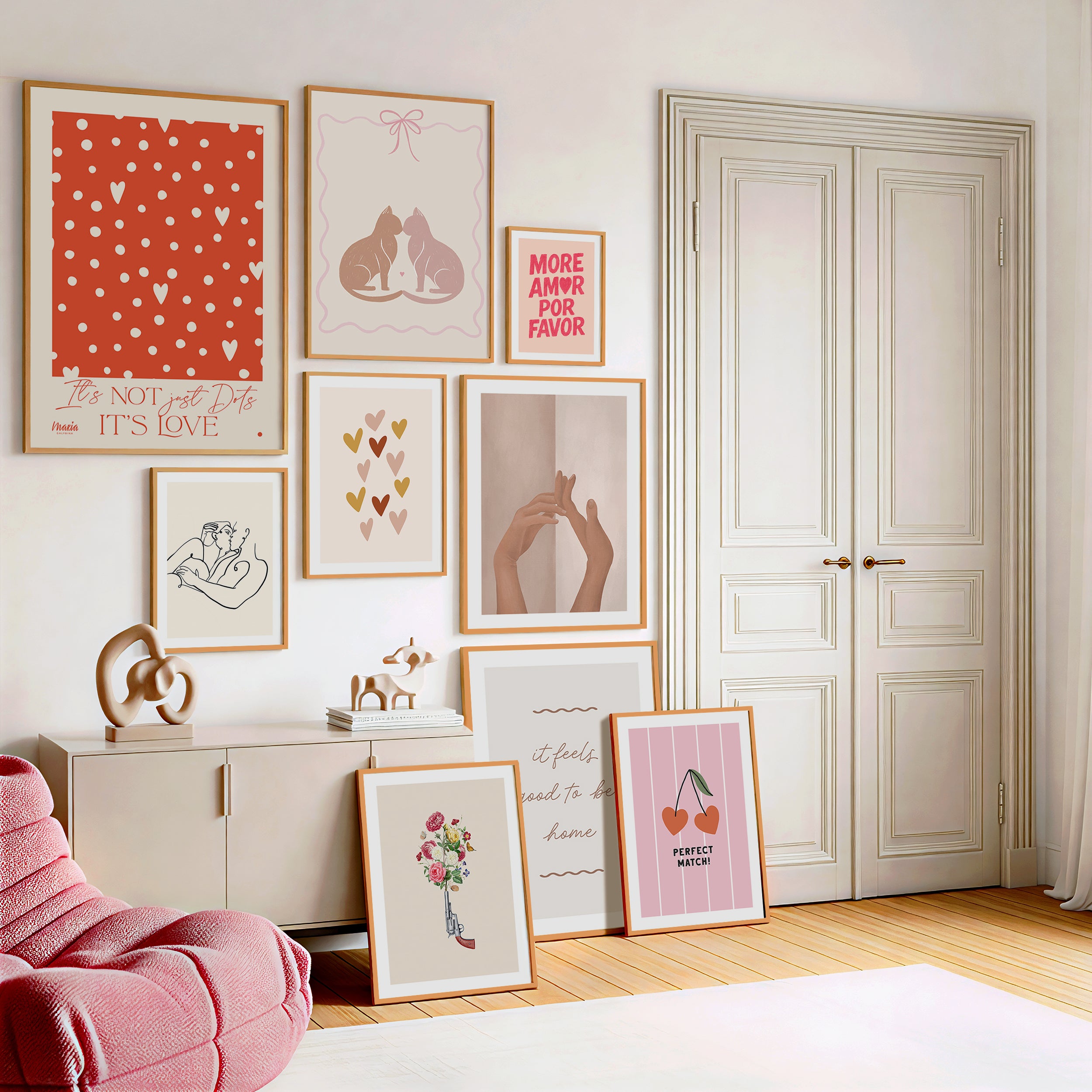 Valentine's Day Gallery Wall Set - Posterbox