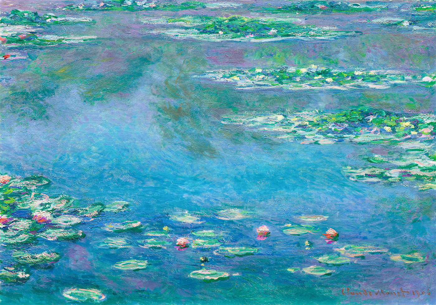 Water Lilies by Claude Monet 1906 Plakat - Posterbox.dk