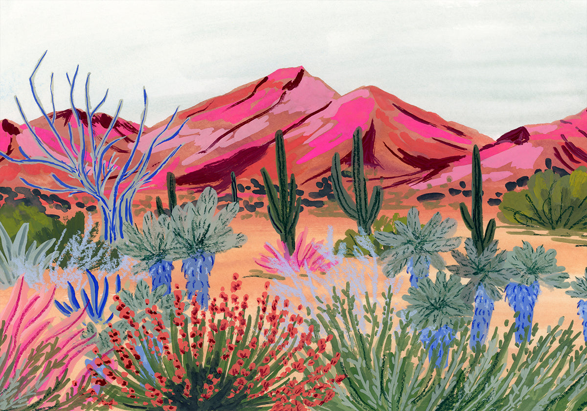 Bright Desert Plakat - Posterbox