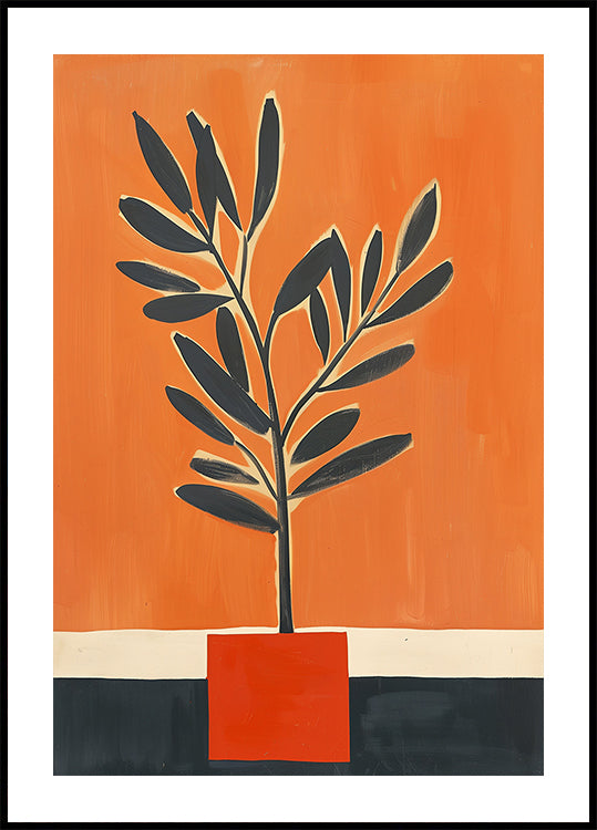 Bold Botanical Orange Hues (NEW) - Posterbox