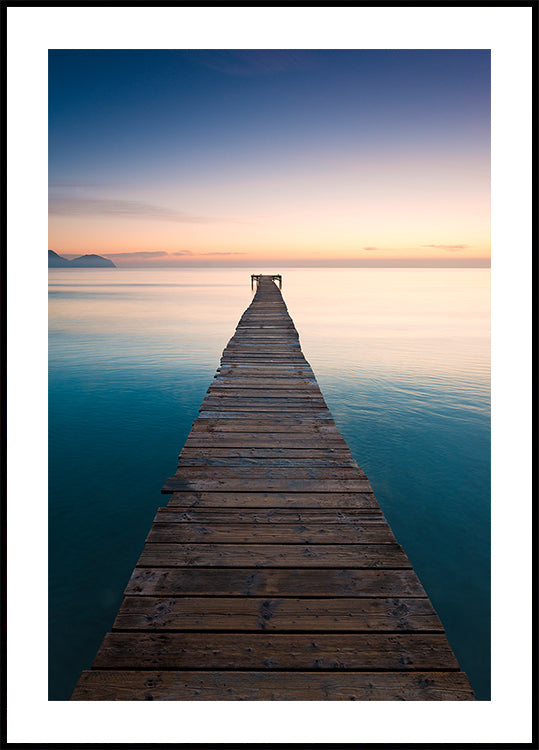 Blue Jetty Plakat - Posterbox