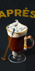 Apres Hot Cocoa Cocktail Ski Art Plakat - Posterbox