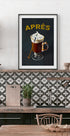 Apres Hot Cocoa Cocktail Ski Art Plakat - Posterbox