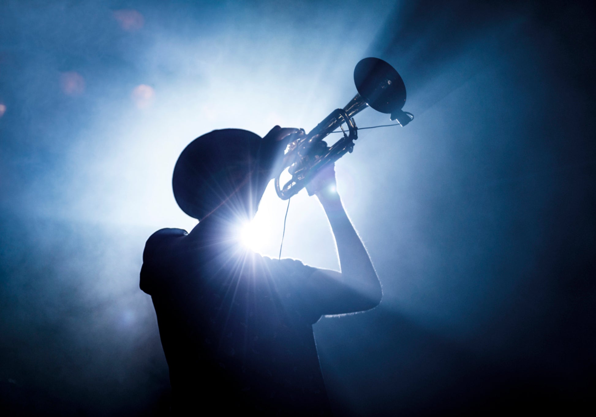 Jazz-Trompetenauftritt