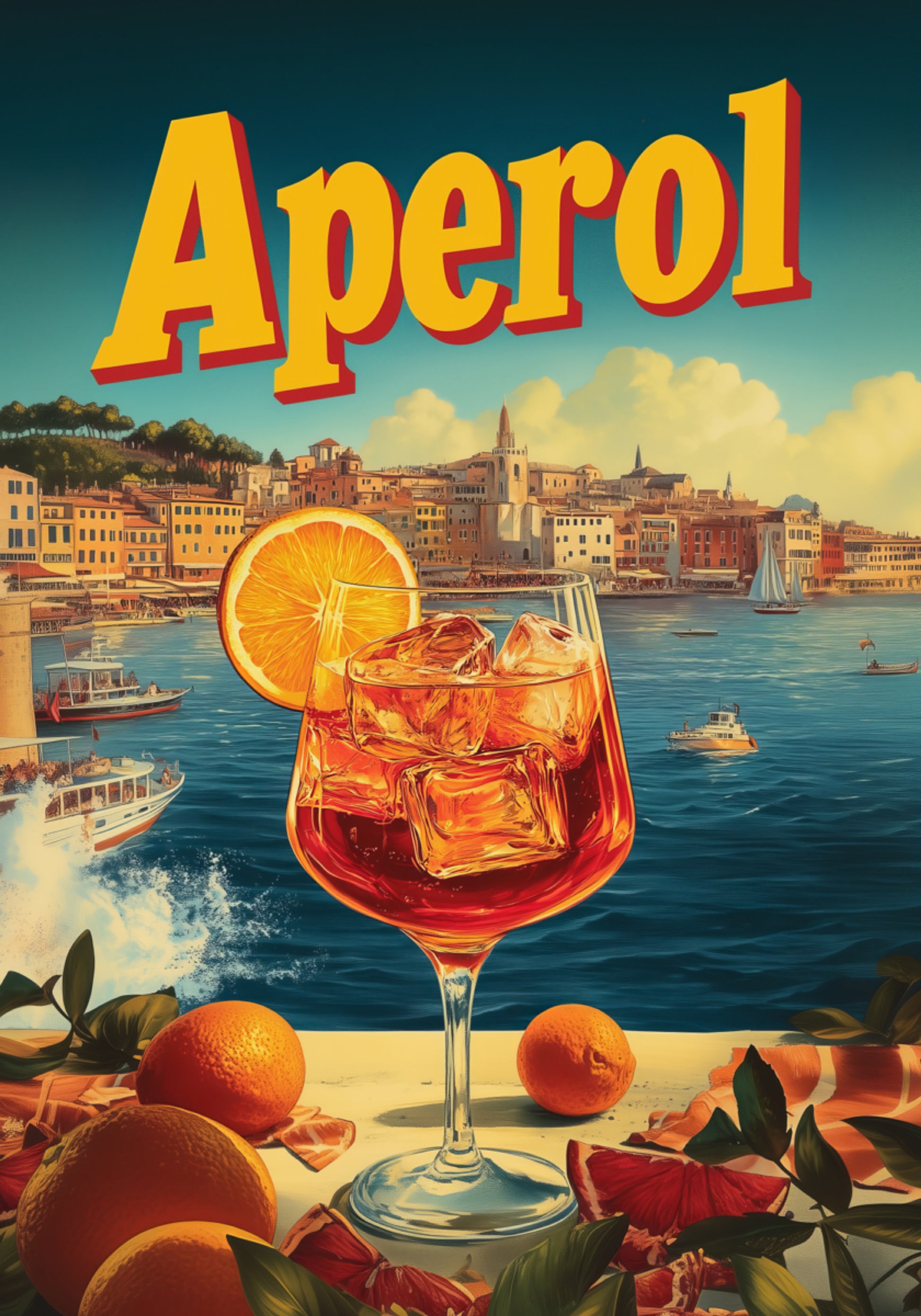Vintager mediterraner Cocktail