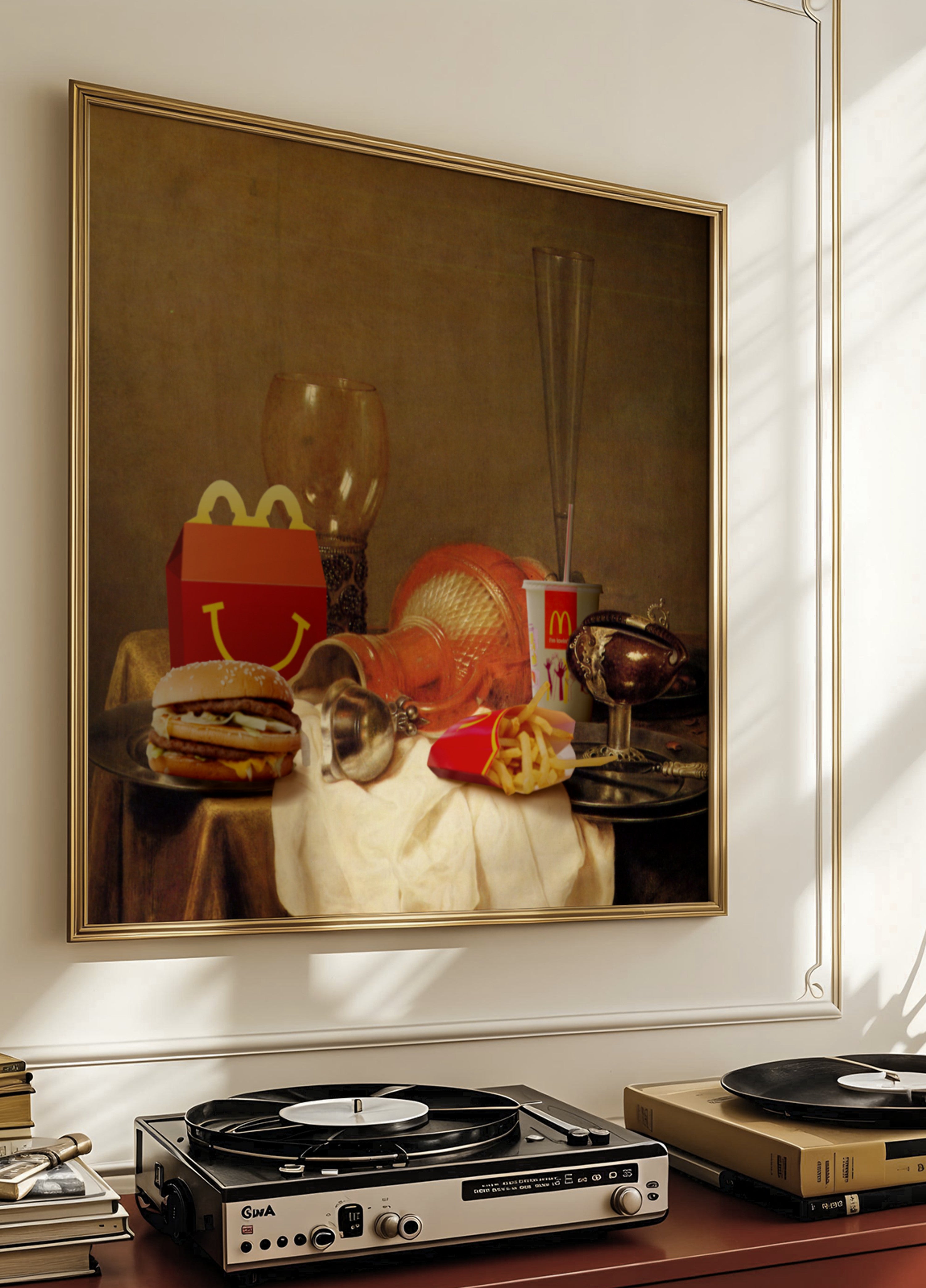 Opulenter Fast-Food-Tisch