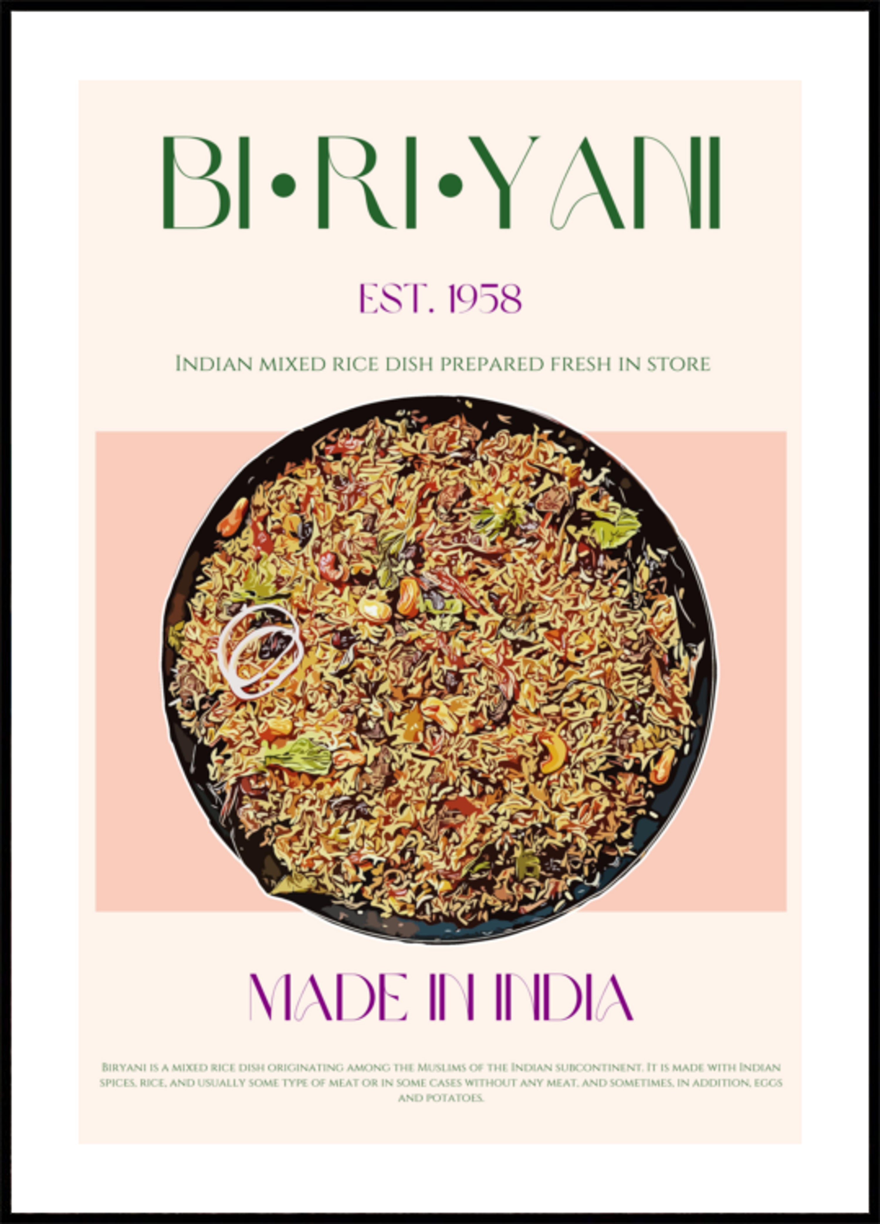 Köstliches indisches Biryani