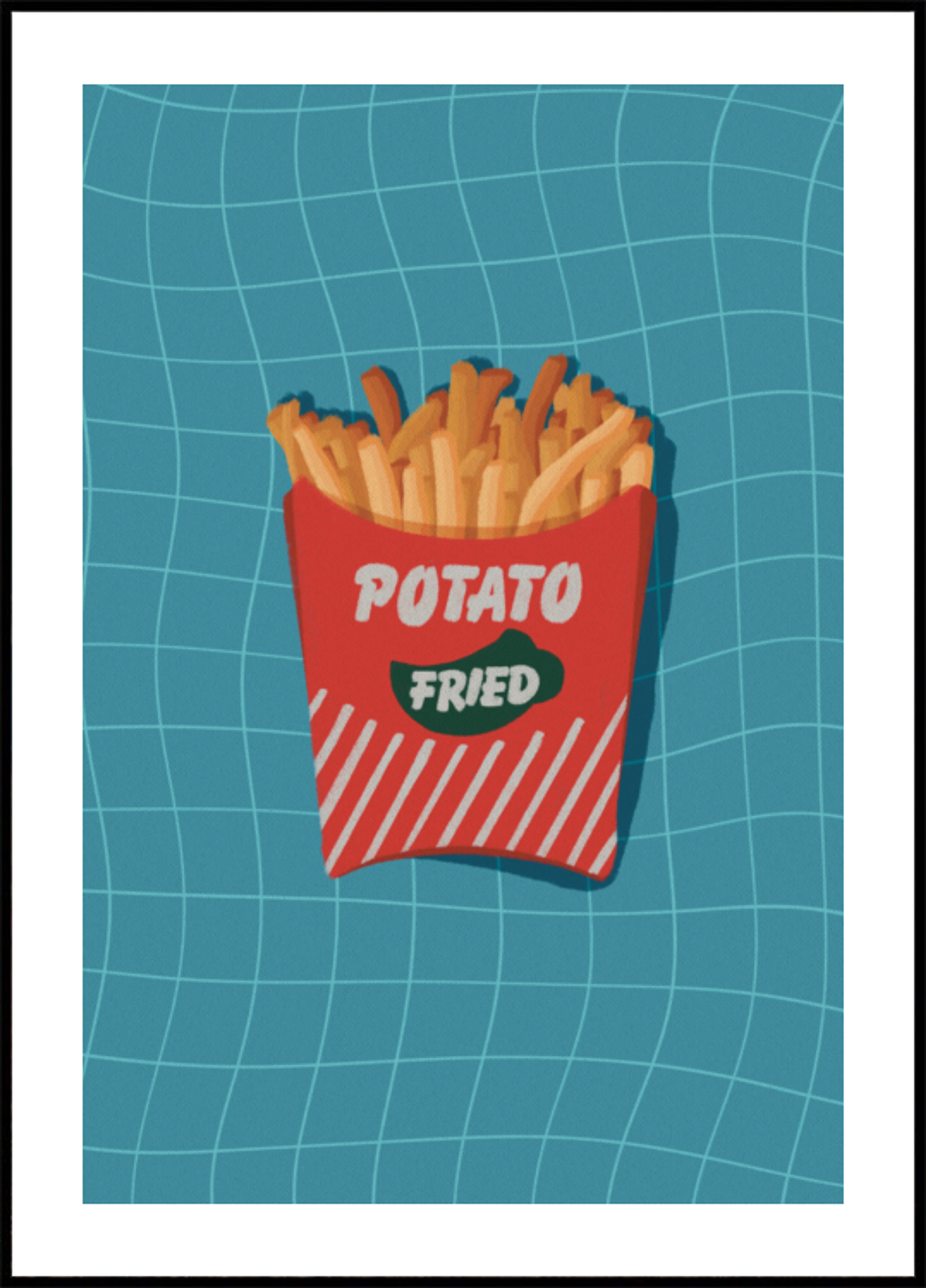 Retro-Pommes-Snack