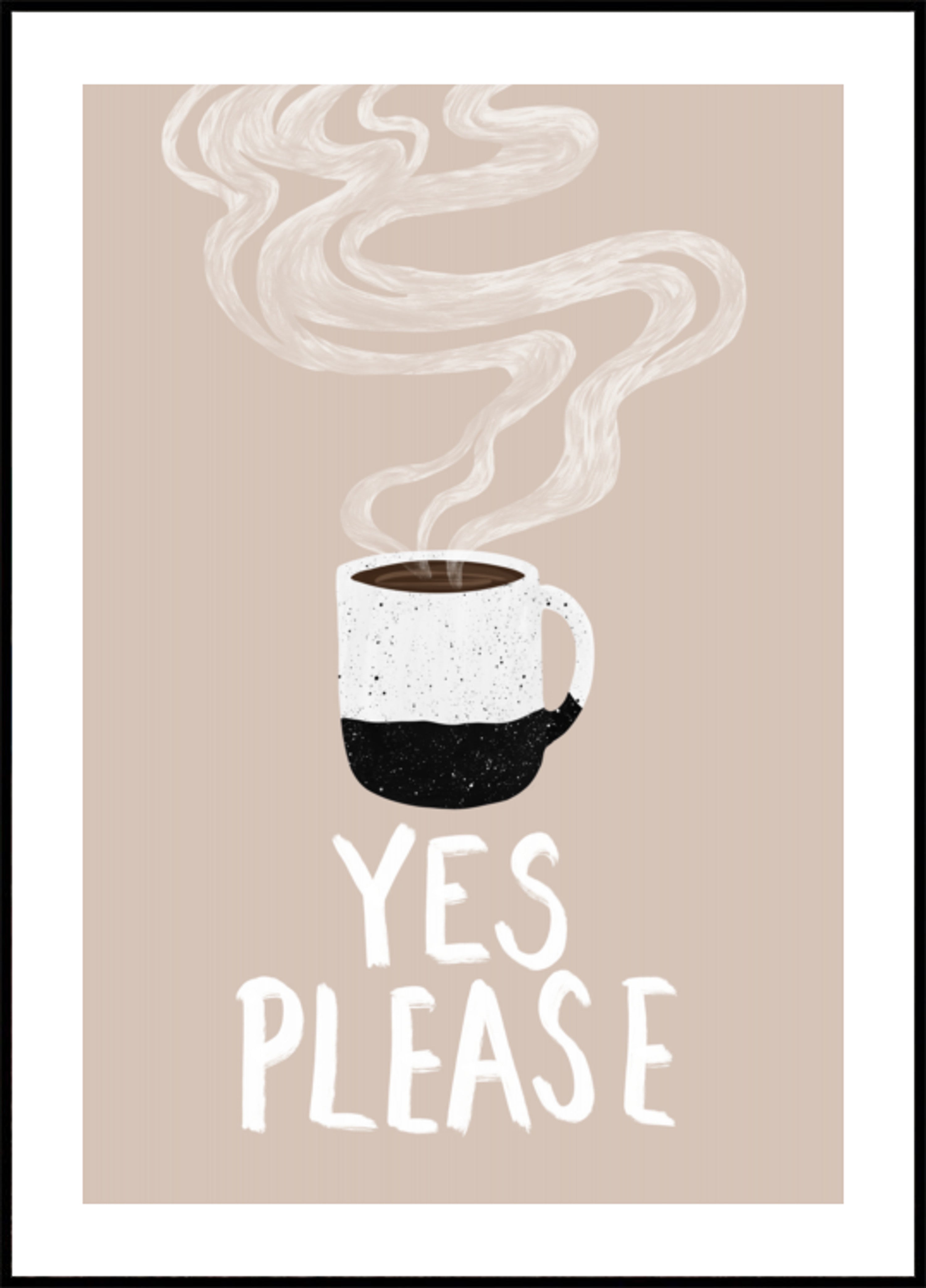 Heißer Kaffee Ja, bitte