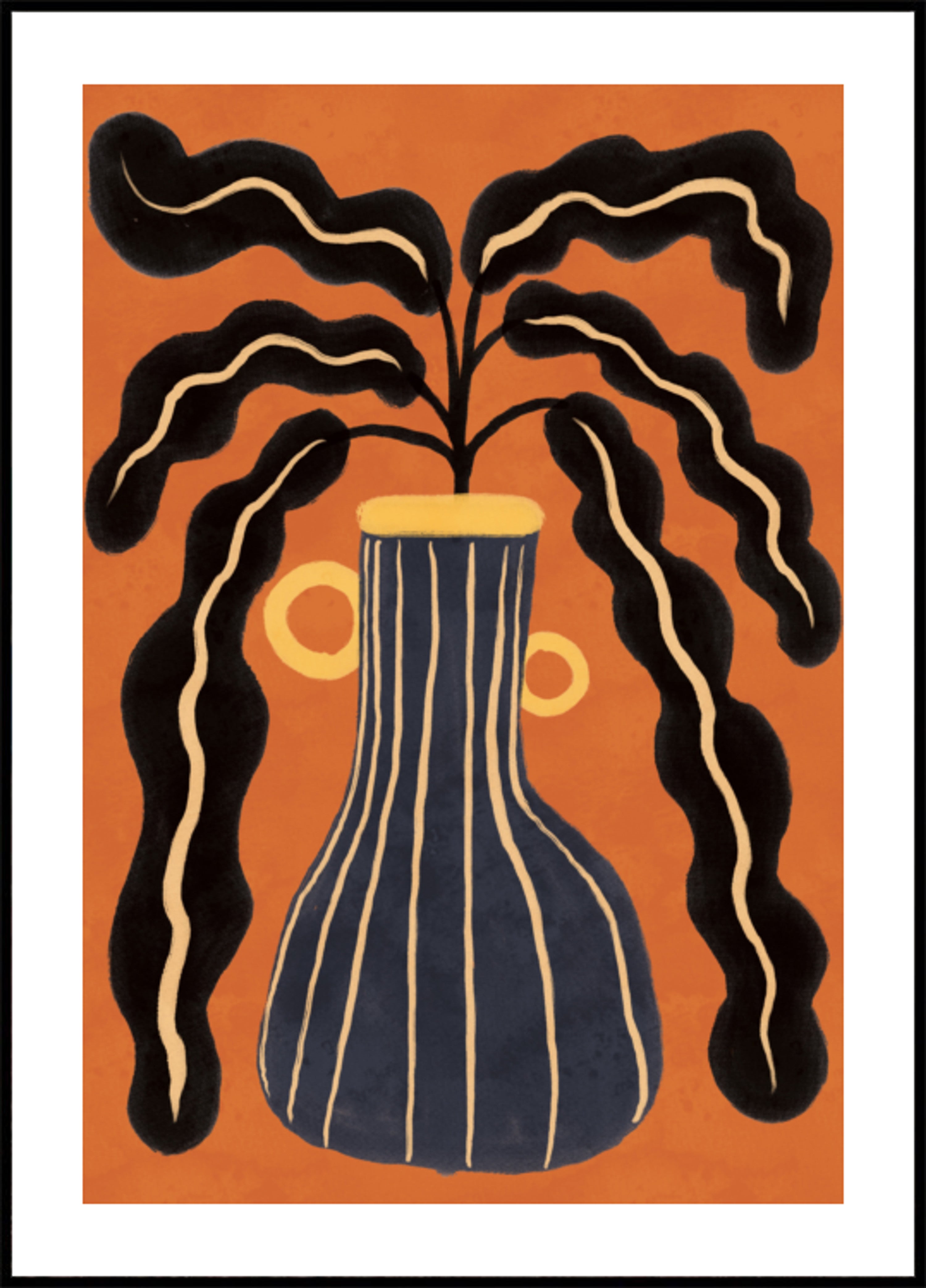 Moderne botanische Vase