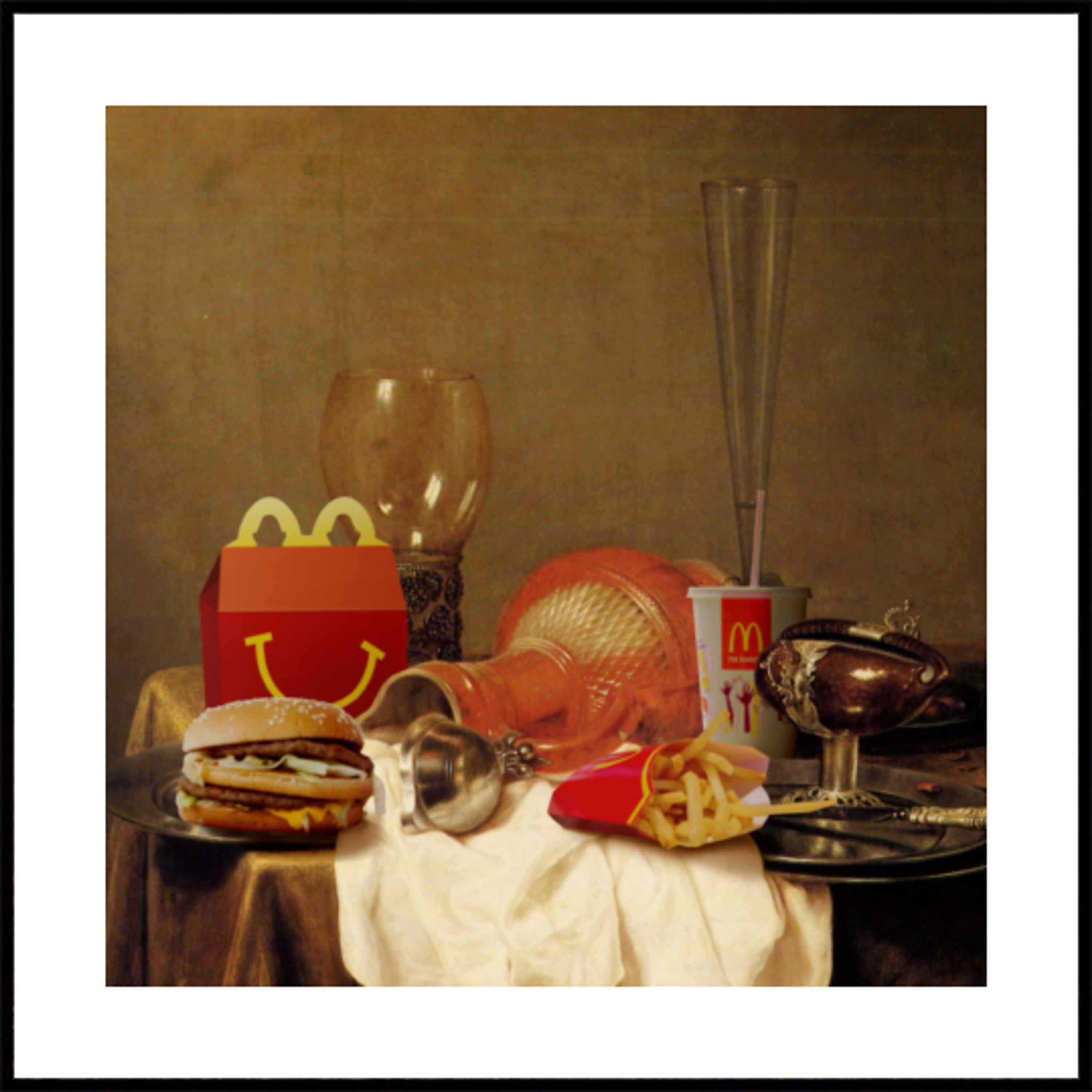 Opulenter Fast-Food-Tisch