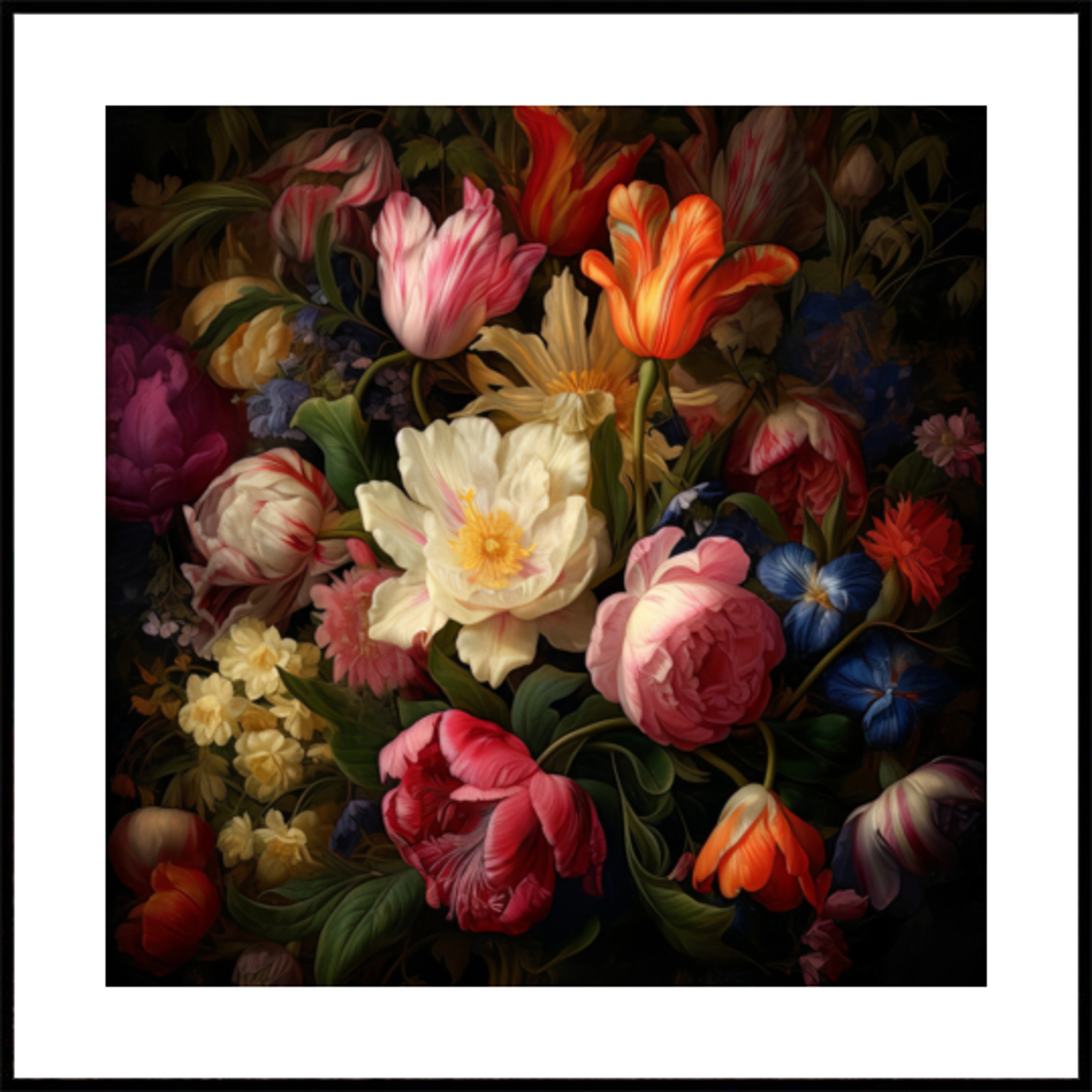 Lebendiger Blumenstrauß