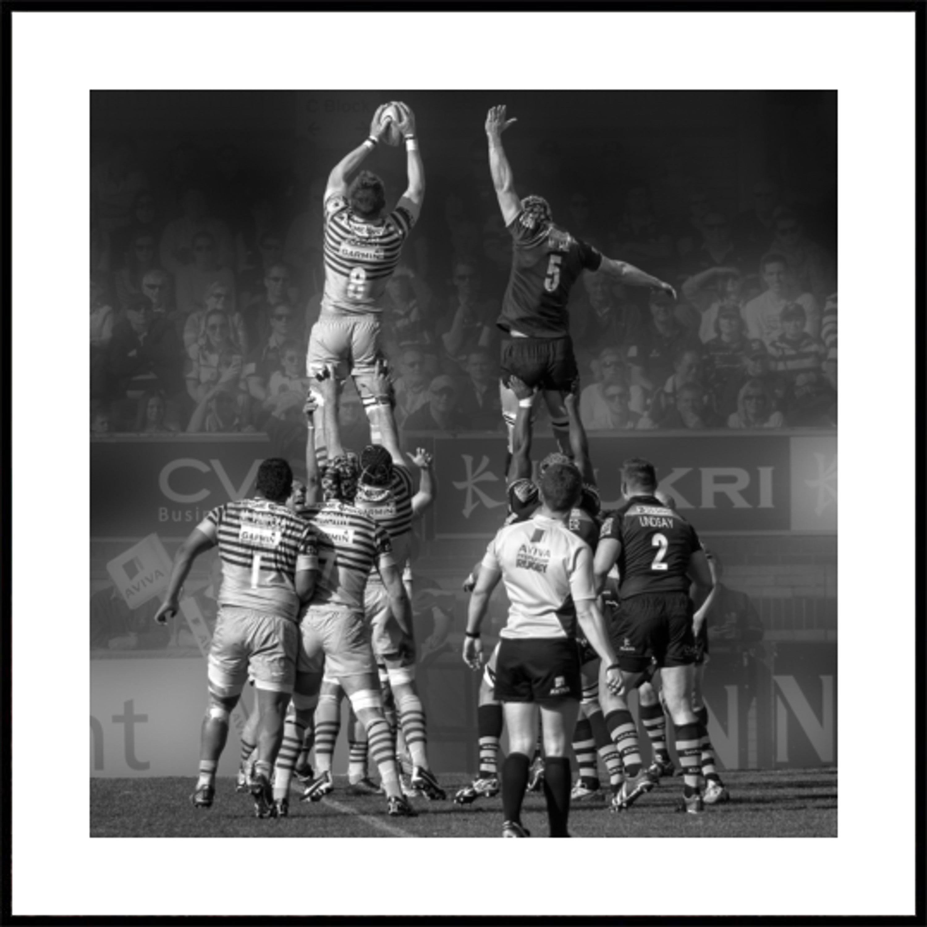 Rugby-Lineout-Aktion