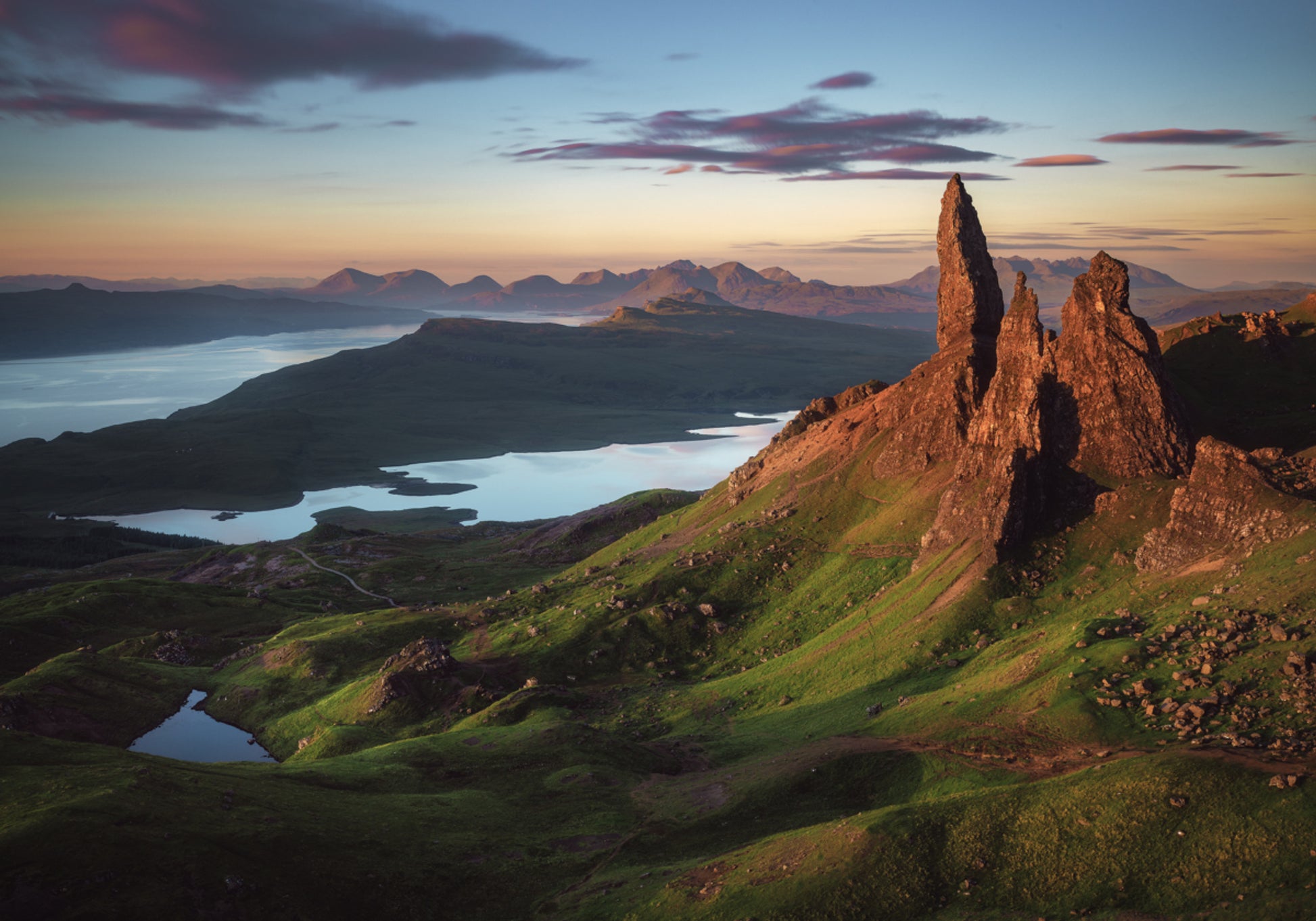 Old Man Storr Sonnenaufgang