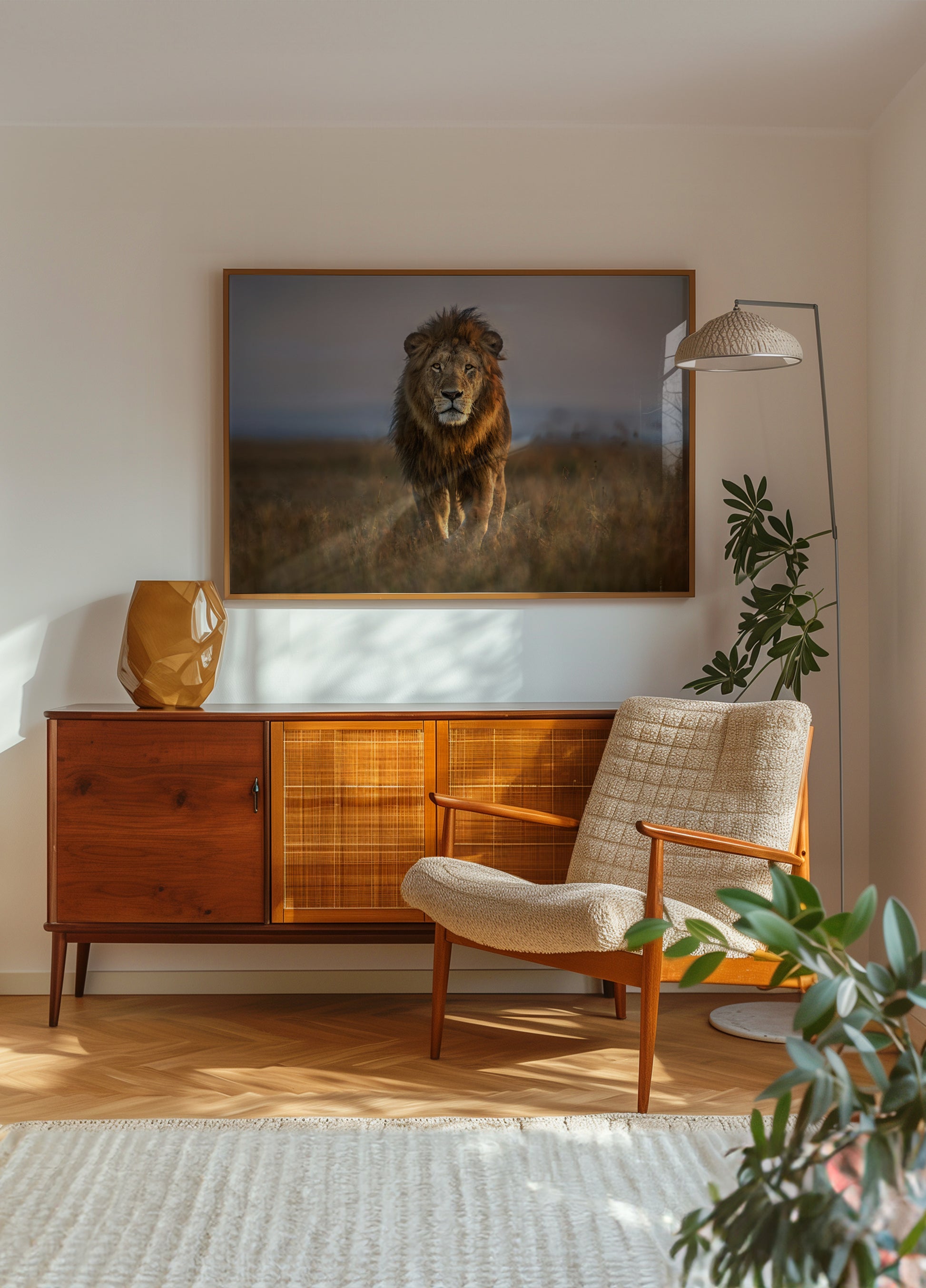 Majestätischer afrikanischer Löwe