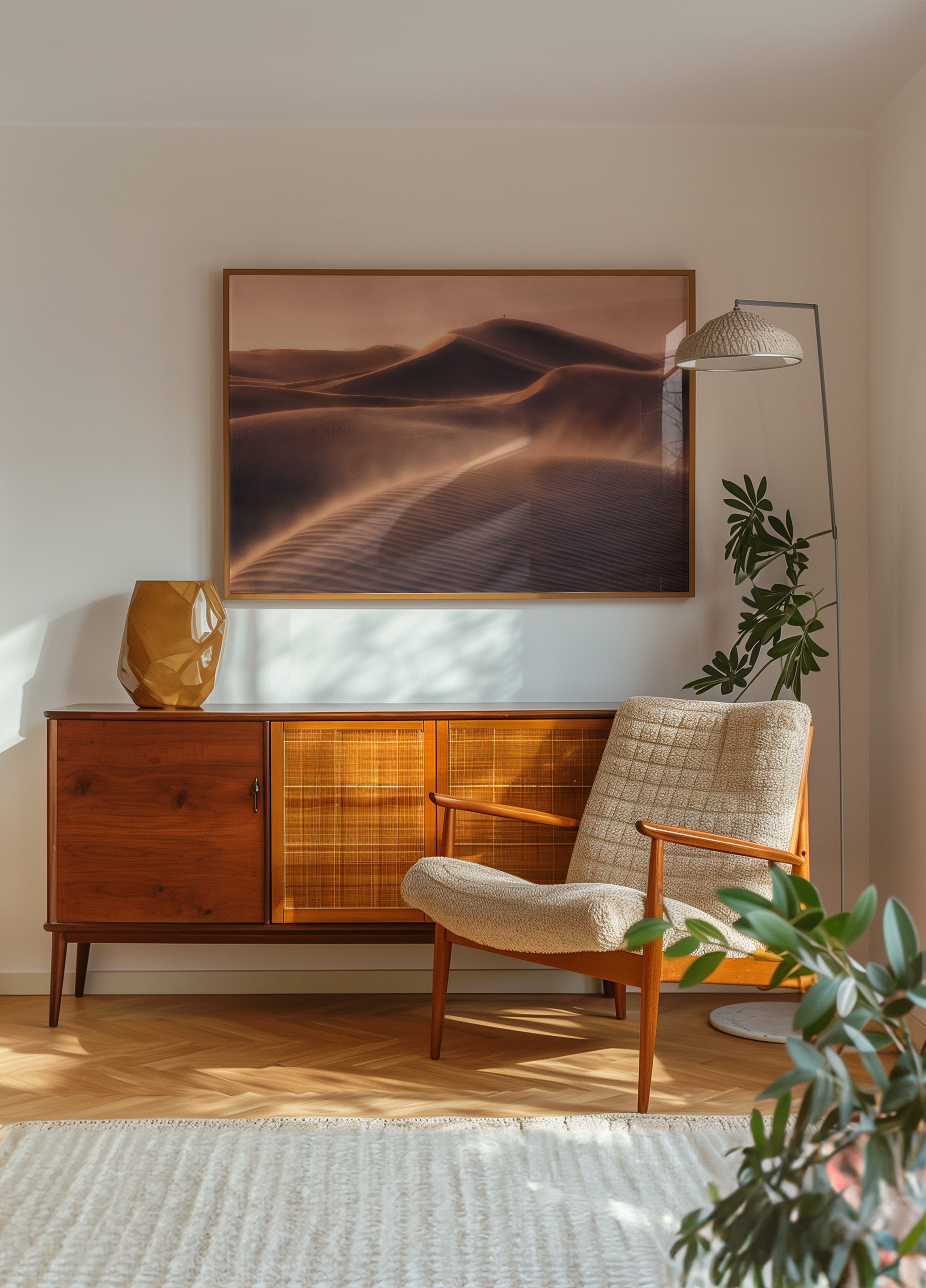 Einsamkeit in der goldenen Wüste